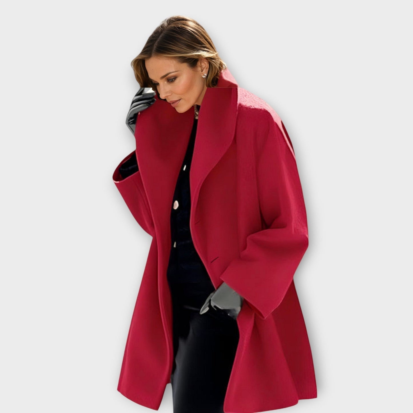 Liza Premium Windproof Wool Coat