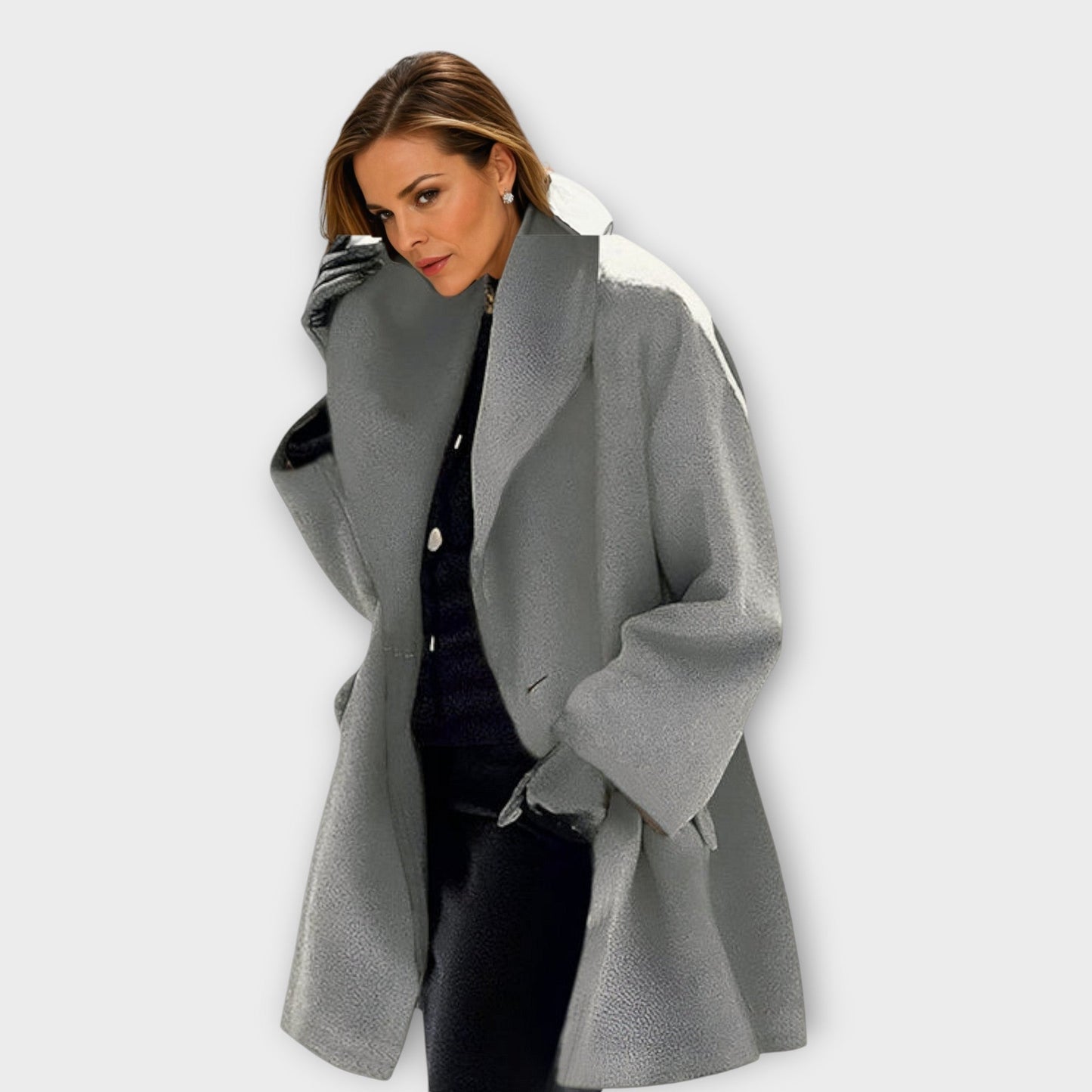 Liza Premium Windproof Wool Coat