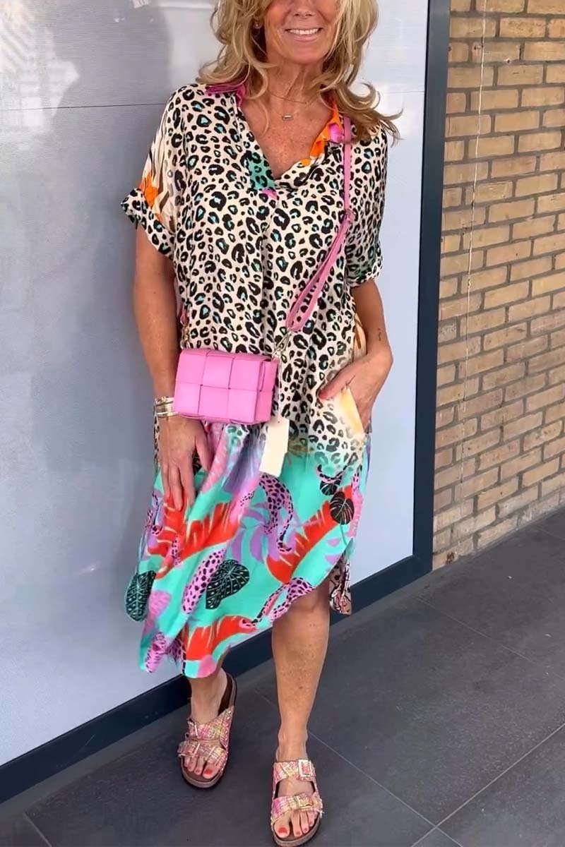 Freddie Chic Leopard Print Dress