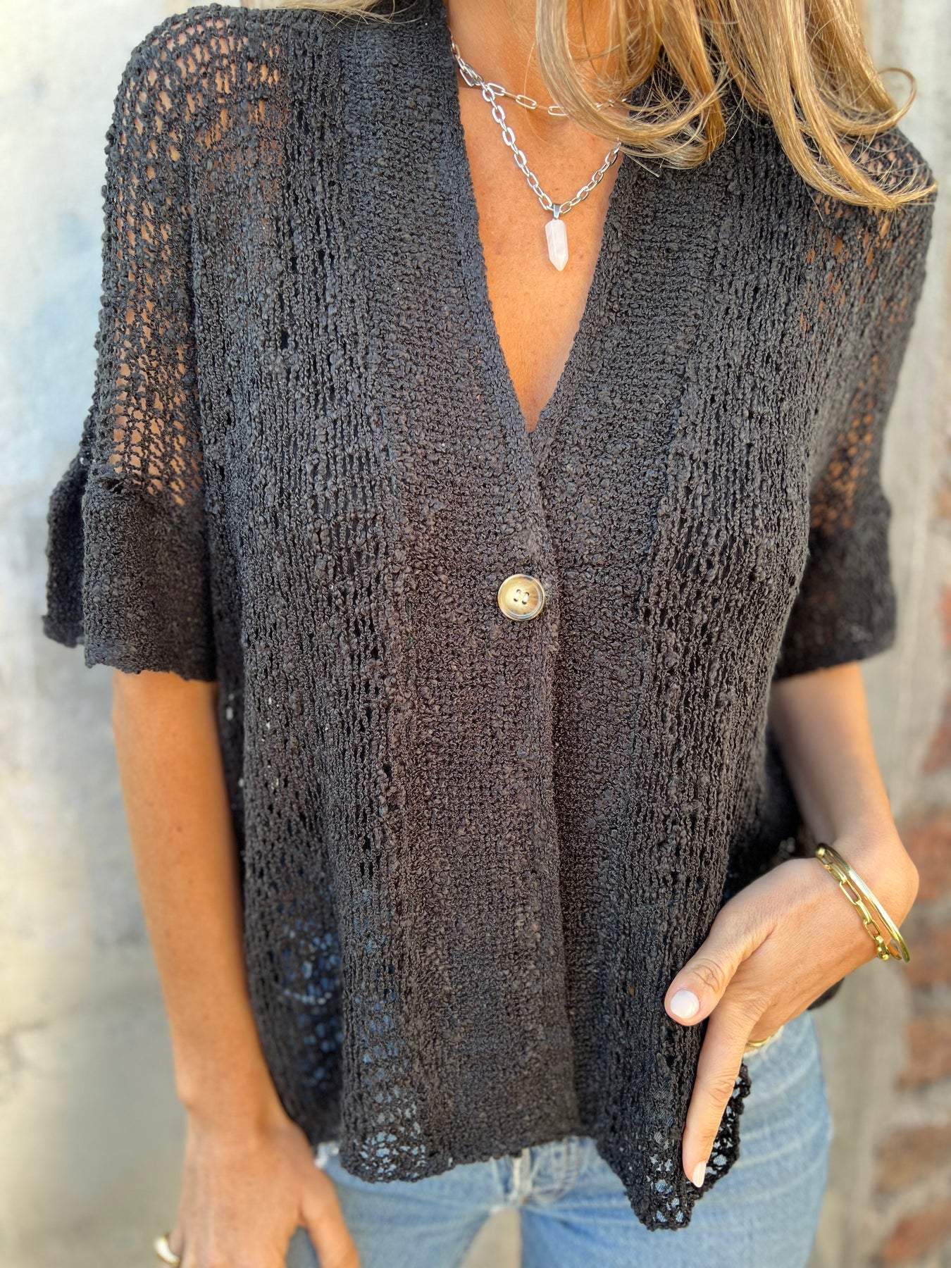 Elara Elegant Textured Top