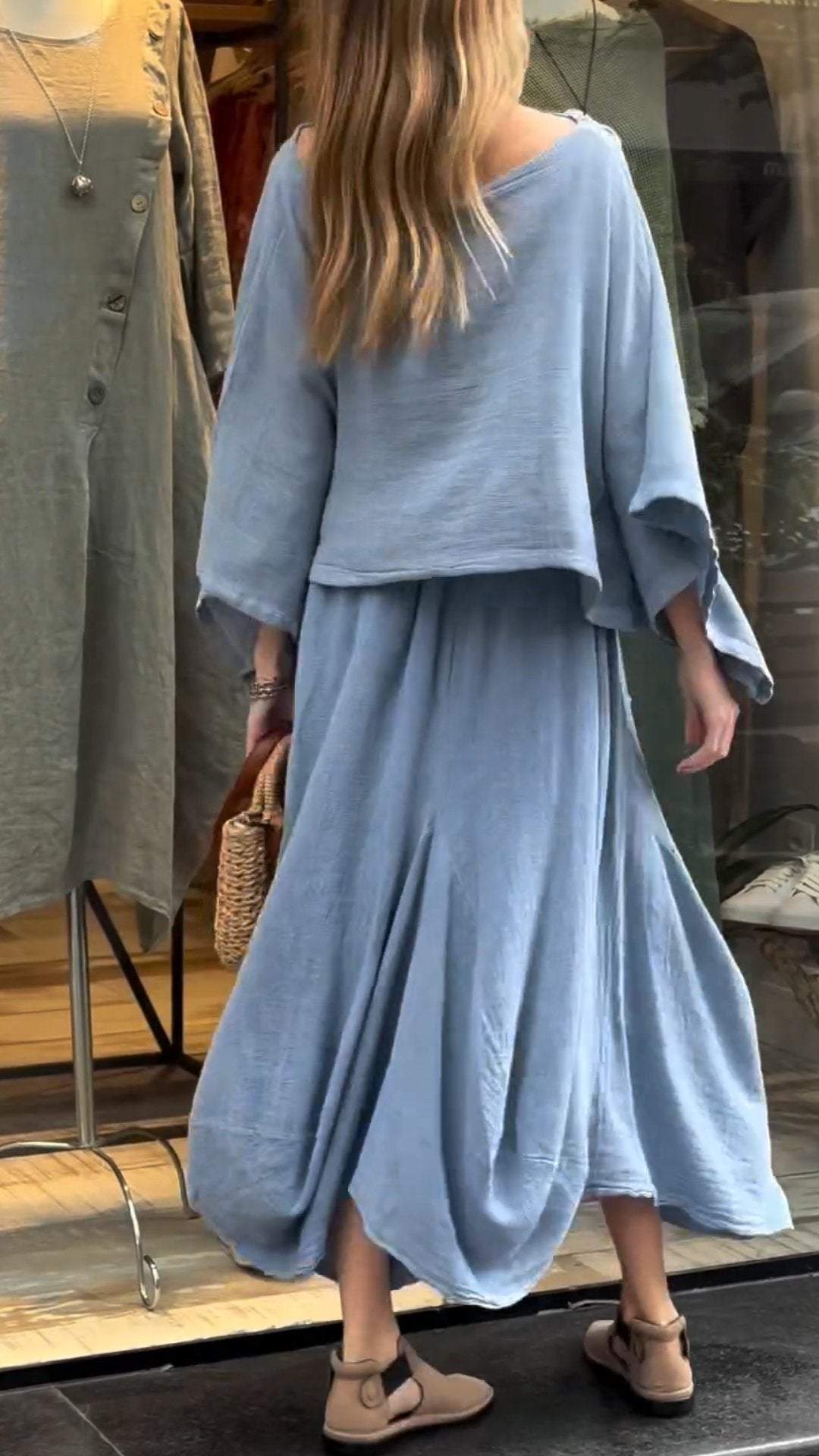 Zelora Flowing Casual Two-Piece Set