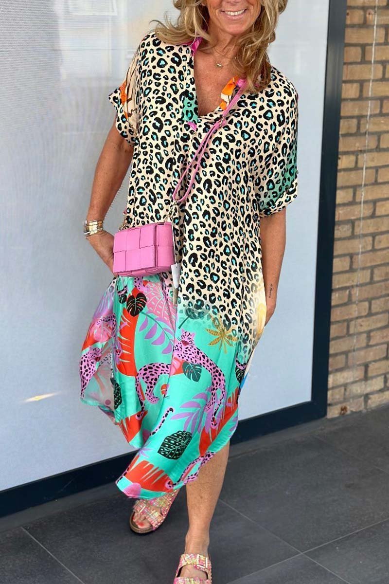 Freddie Chic Leopard Print Dress