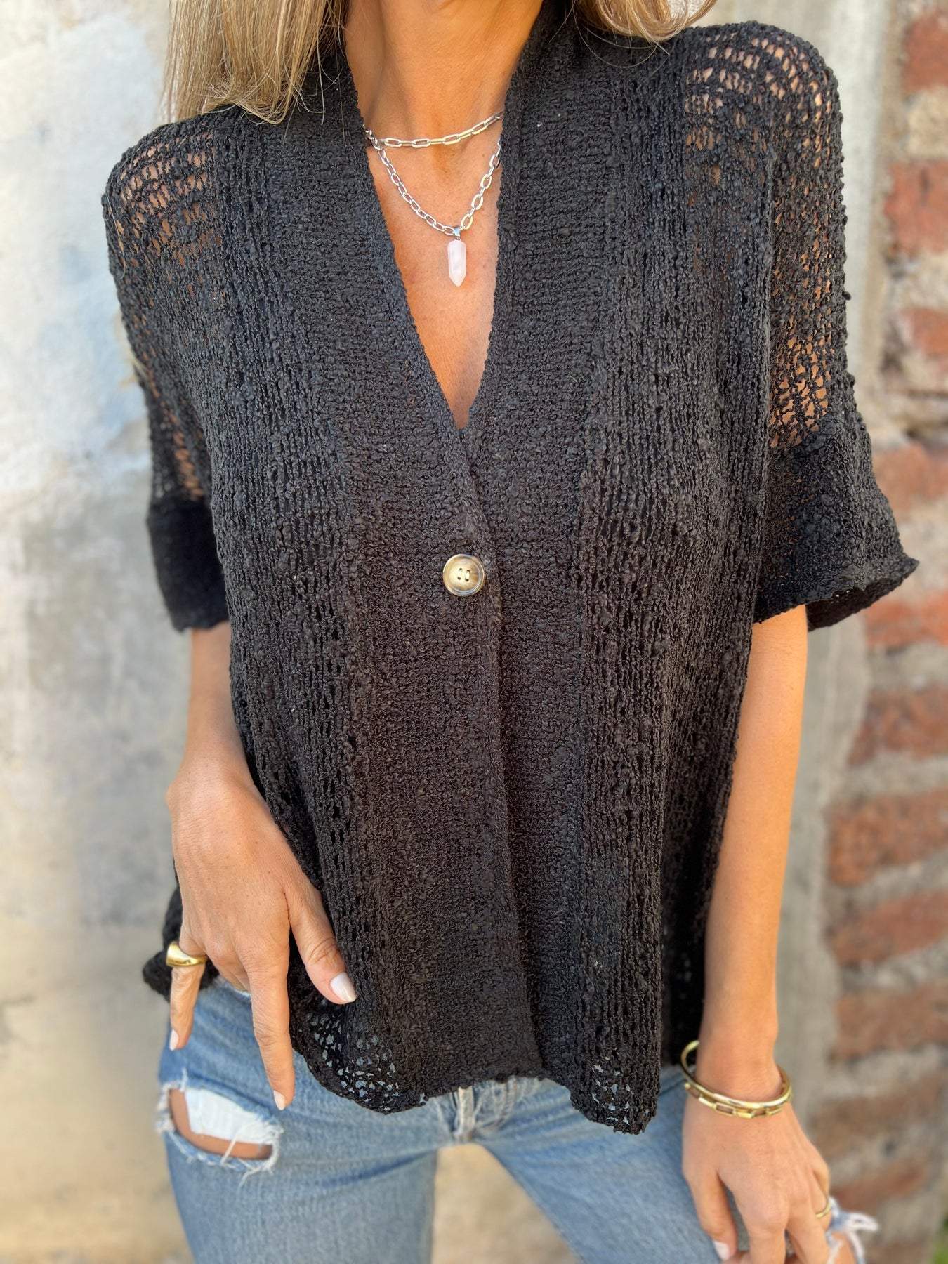 Elara Elegant Textured Top