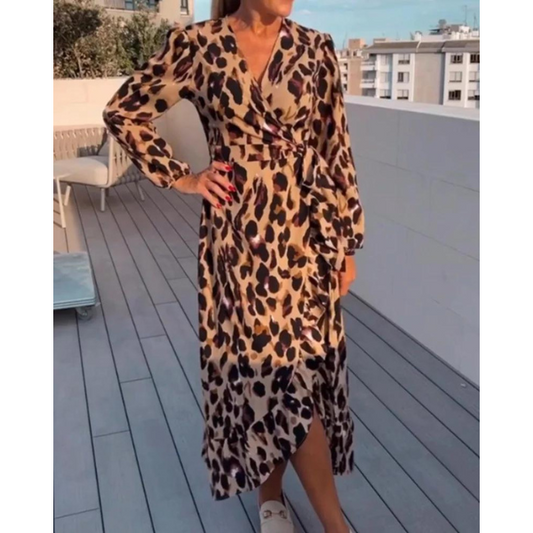 Lisandra - V-neck Wrap Dress