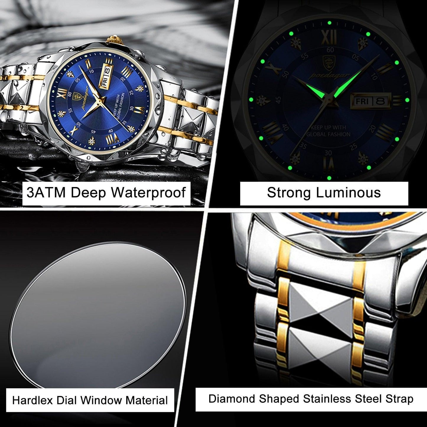 Olivio Luxury Men's Wristwatches