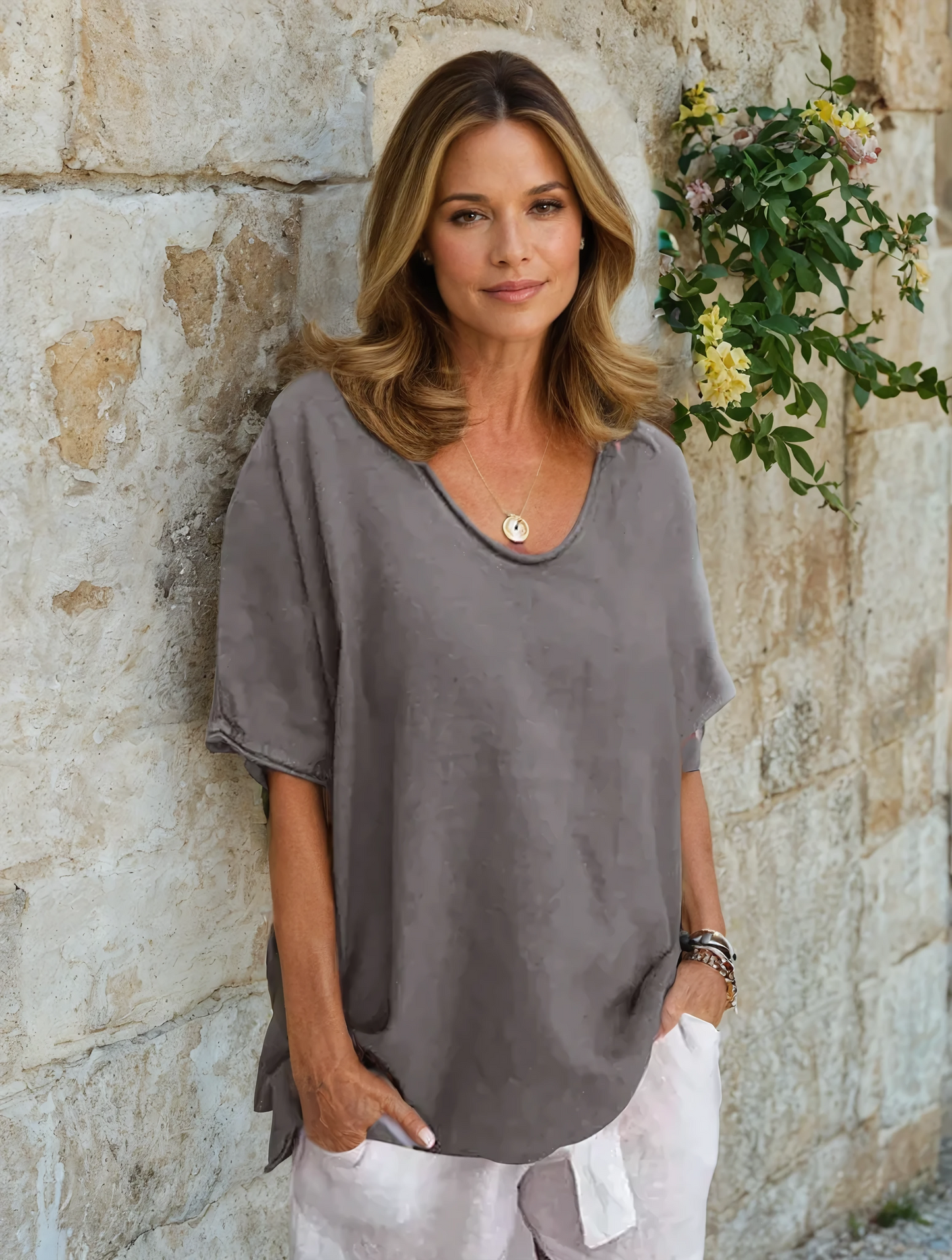 Kiera Luxe Comfort Blouse