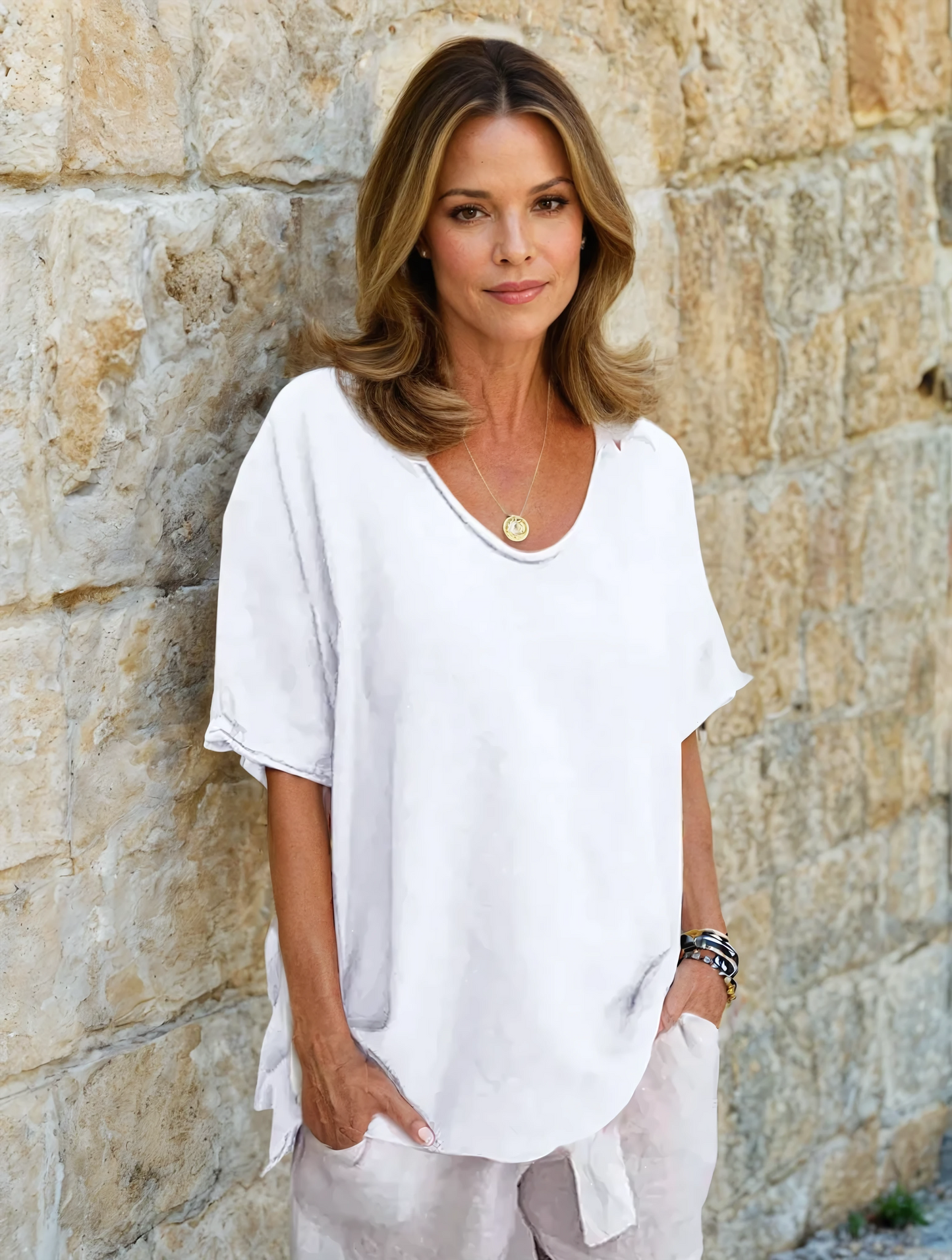 Kiera Luxe Comfort Blouse