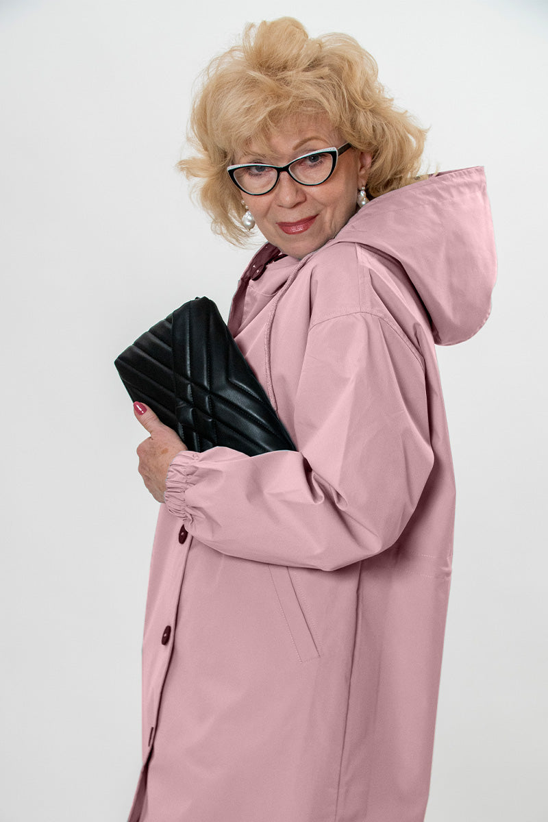 Rachel Water-Resistant Oversized Hooded Windbreaker