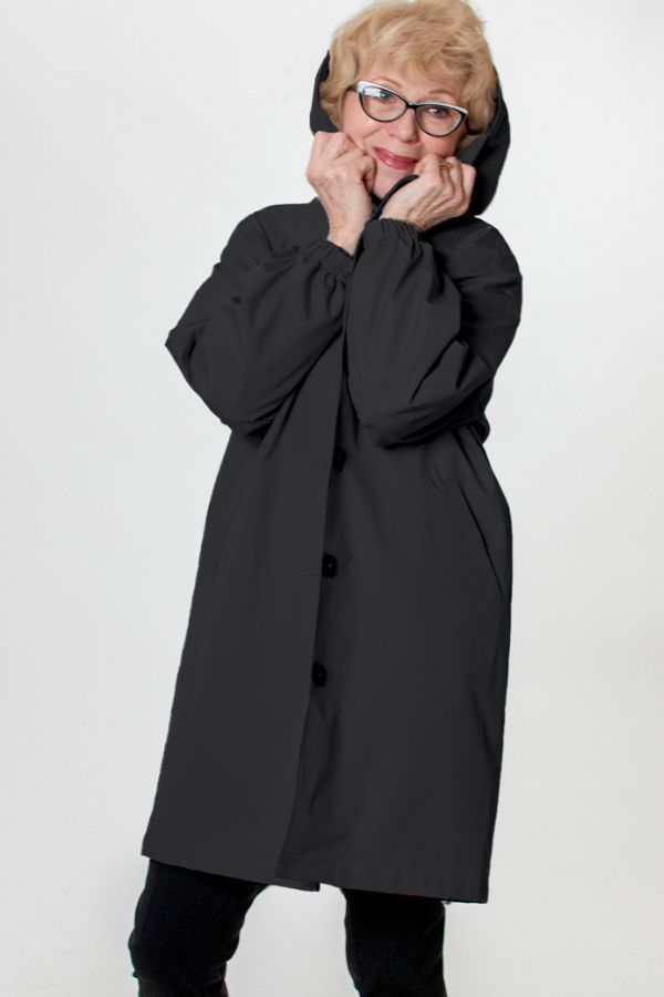 Rachel Water-Resistant Oversized Hooded Windbreaker