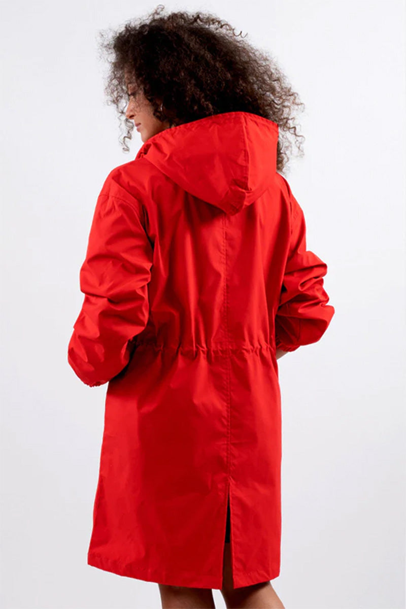 Rachel Water-Resistant Oversized Hooded Windbreaker