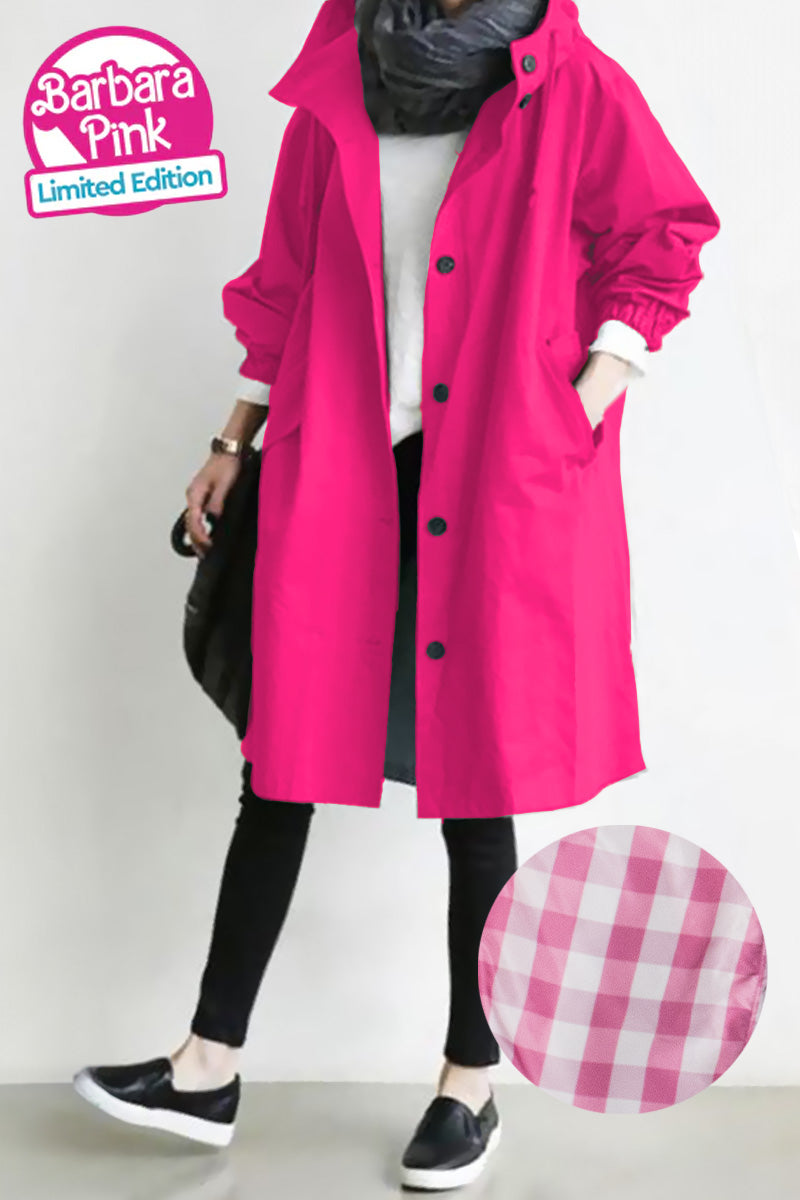 Rachel Water-Resistant Oversized Hooded Windbreaker