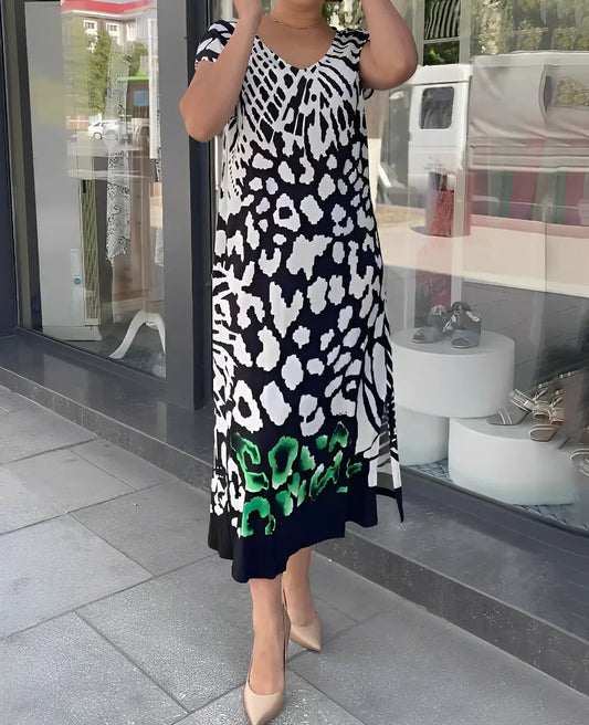 Serena Casual Printed Dress