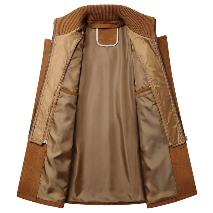 Juliano Luxury Virgin Wool Overcoat