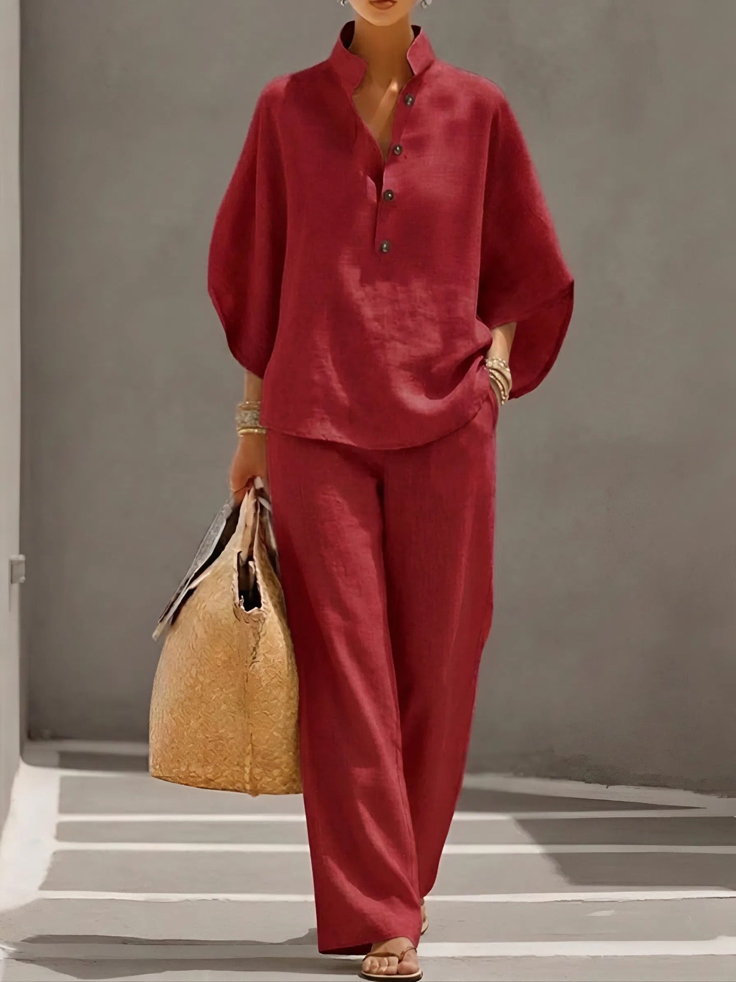 Calliope Cotton Linen Casual Set