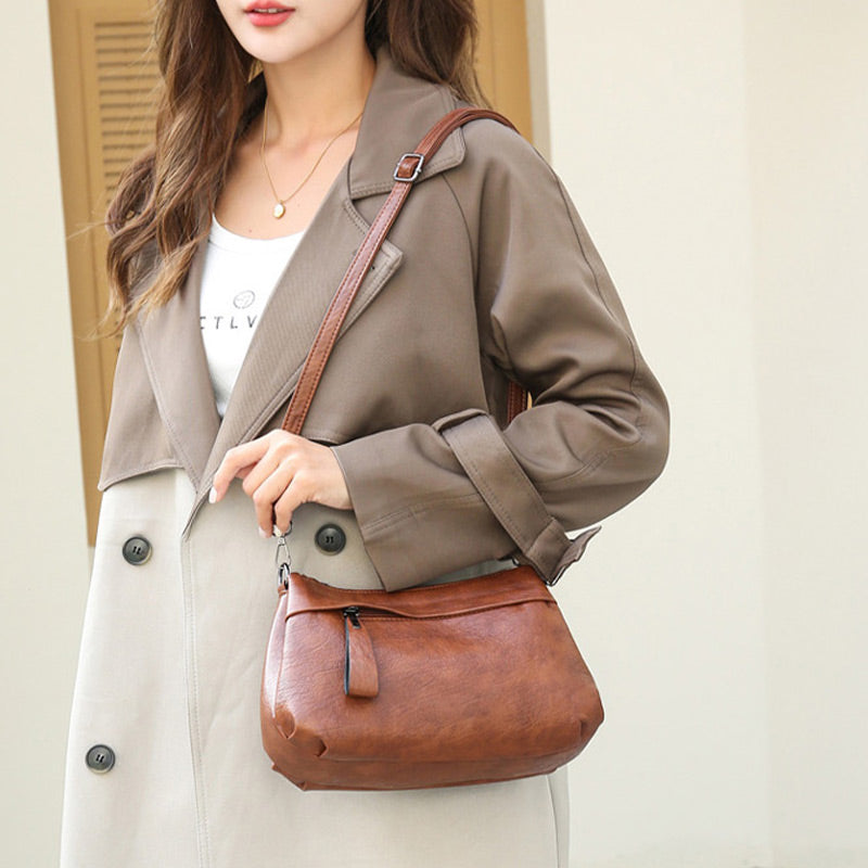 Joanna Chic Leather Crossbody Bag