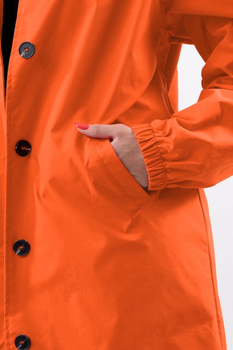 Rachel Water-Resistant Oversized Hooded Windbreaker