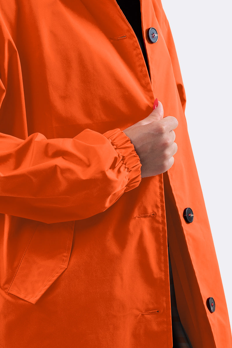 Rachel Water-Resistant Oversized Hooded Windbreaker