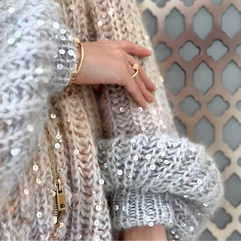 Lilly Glittering Silk Cardigan