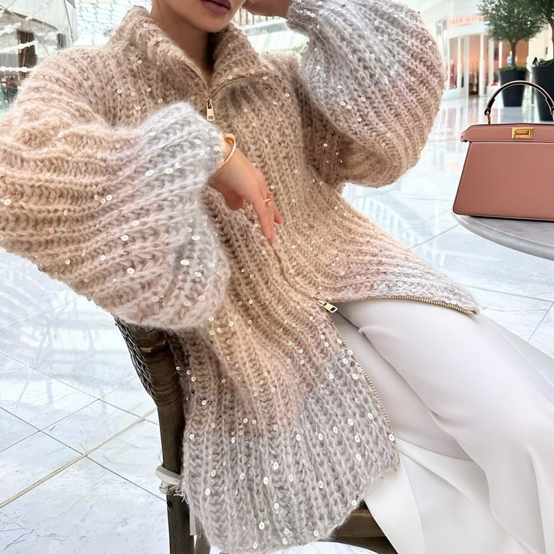 Lilly Glittering Silk Cardigan